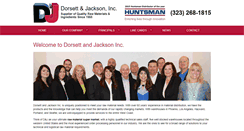 Desktop Screenshot of dorsettandjackson.com