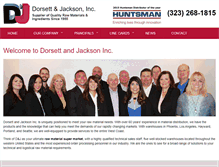 Tablet Screenshot of dorsettandjackson.com